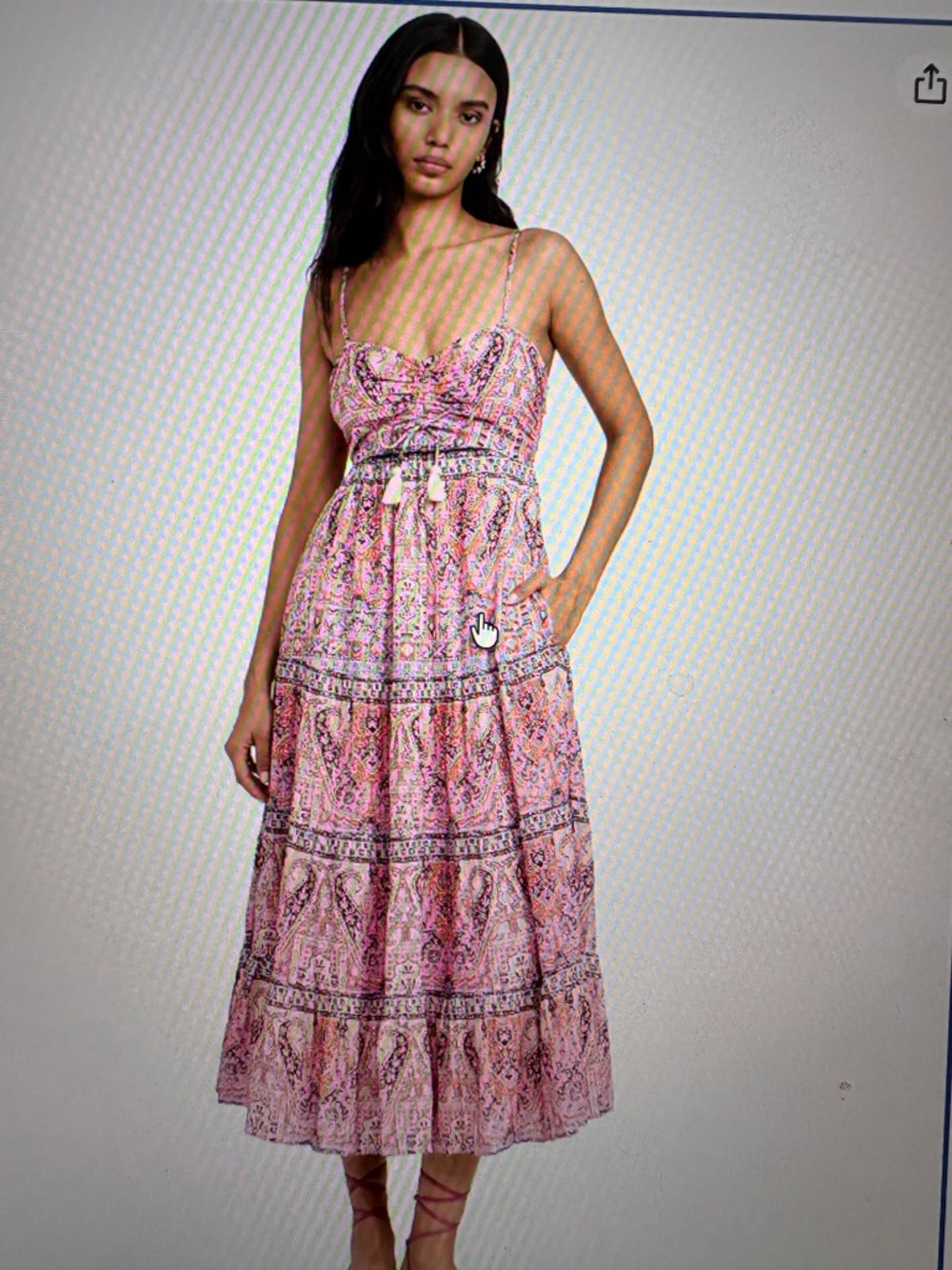 CLEOBELLA DRESS - XS Loraine Midi Dress - Mahal Print / XS